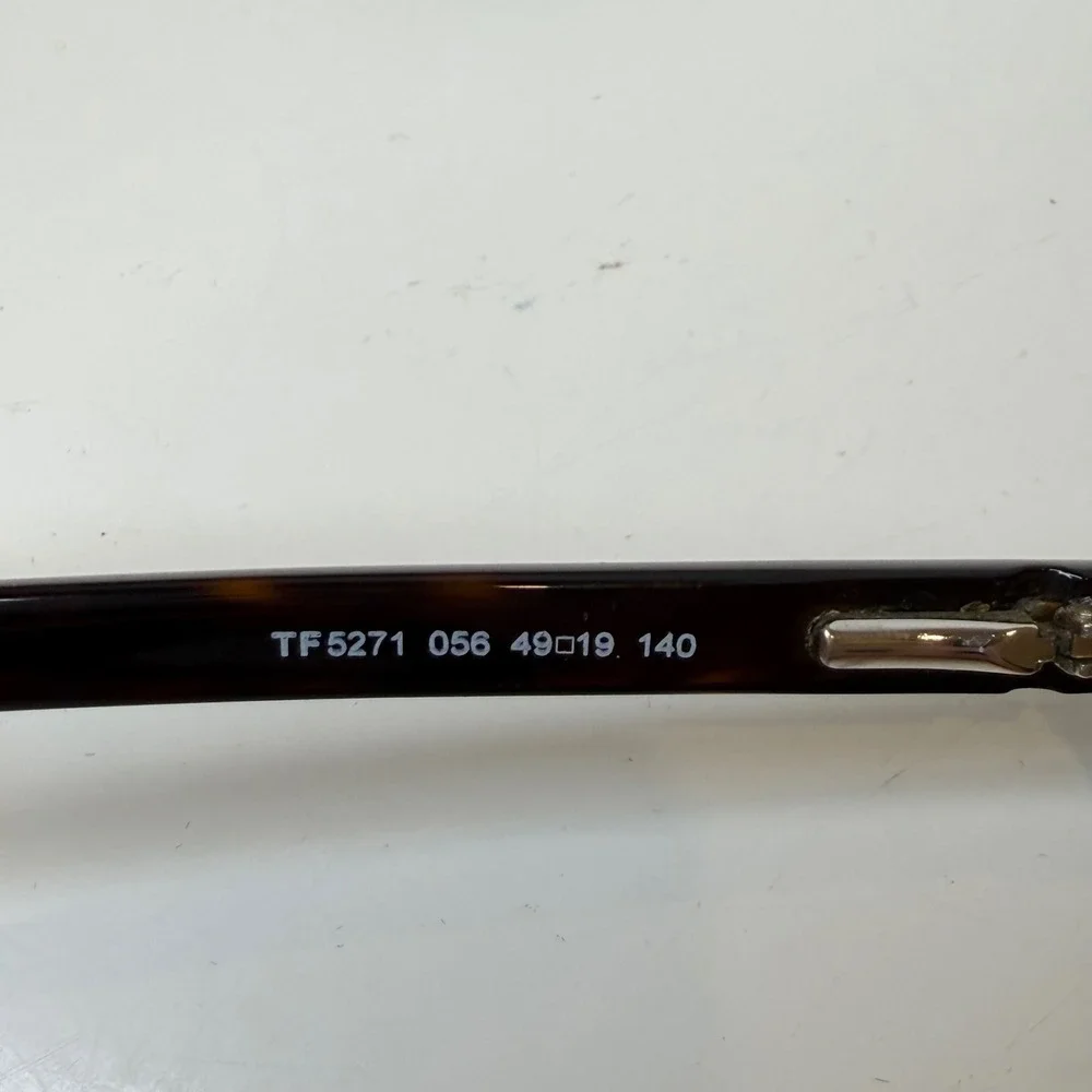 Tom Ford Eyeglasses Tortoise TF5271 Cat Eye Dark Havana Academic 49mm For Frames